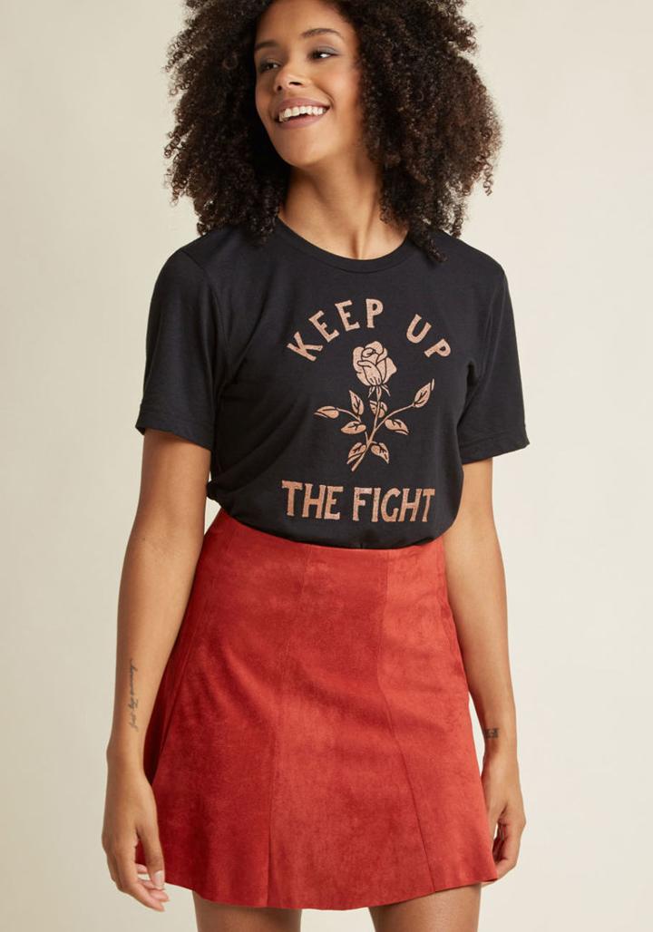 Kinship Flower Empower Graphic T-shirt In M