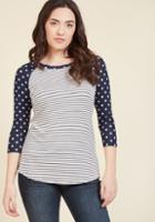 Modcloth Pattern Up! Knit Top In Motif Mix