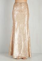 Lucyparis Oh Say Can You Sheen Skirt In Gold
