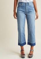 Modcloth As Cool As They Come Cropped Jeans In 31