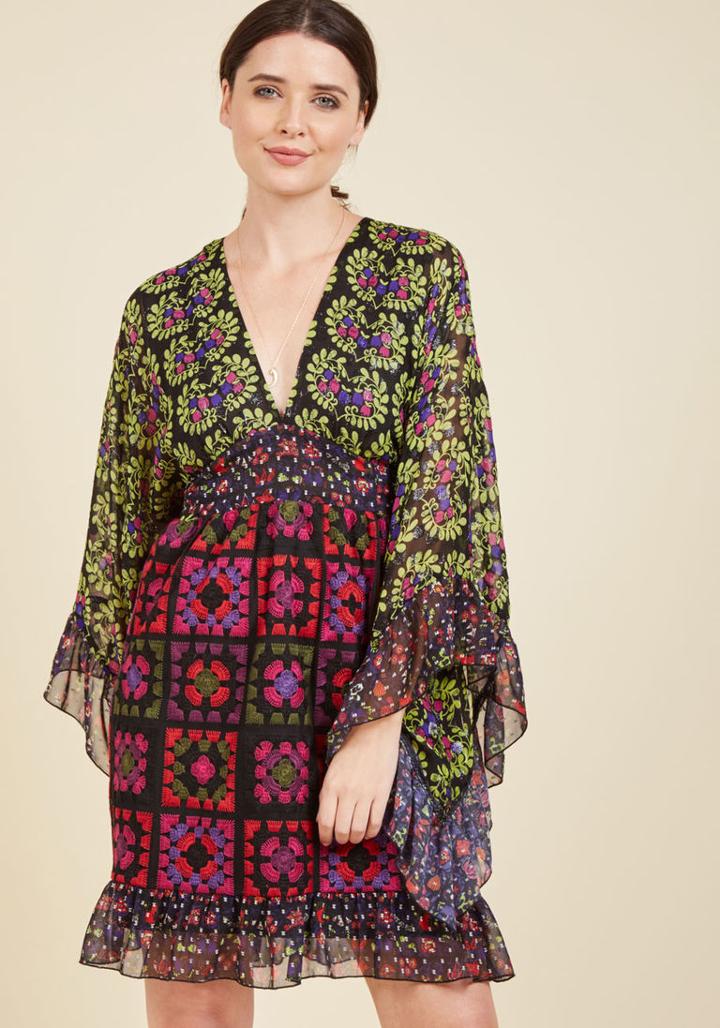  Unconditionally Unique Floral Dress In M