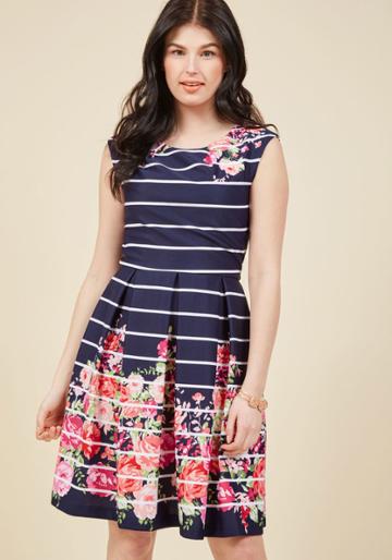  Delight On Display A-line Dress In 8