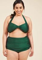  Bathing Beauty Two-piece Swimsuit In Emerald - 16-34 In 26
