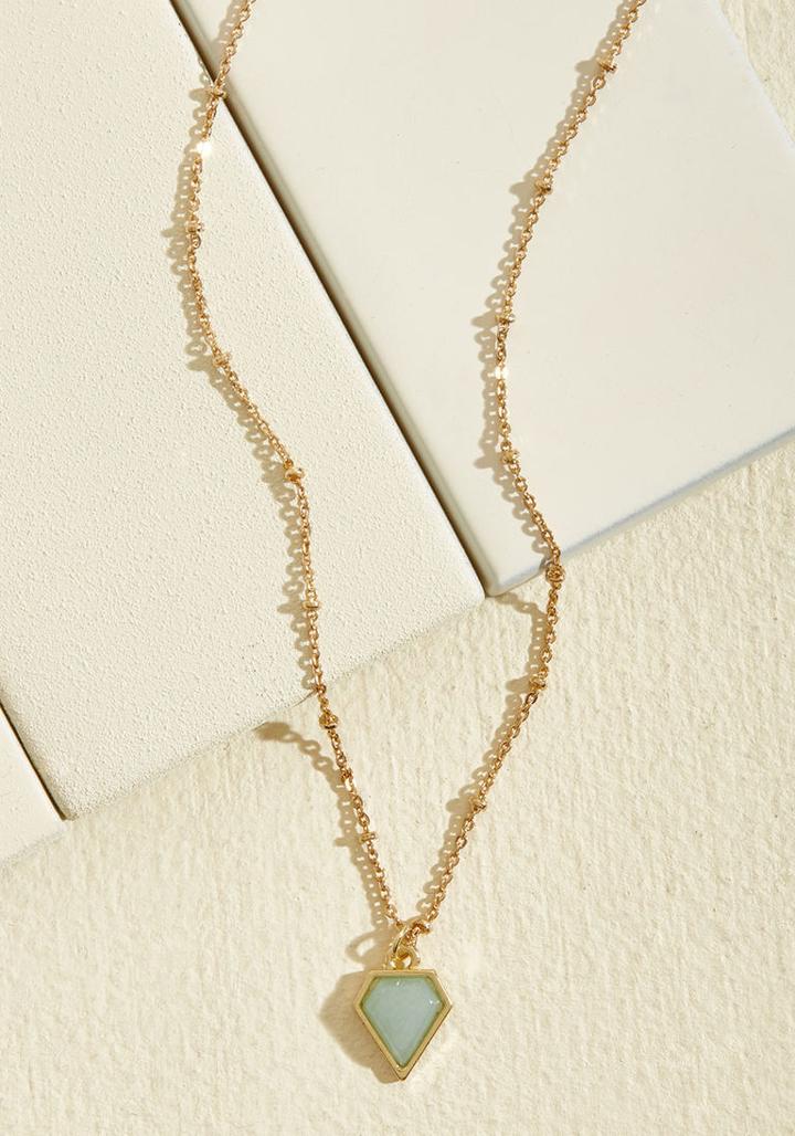 Modcloth Delicate Drop Pendant Necklace