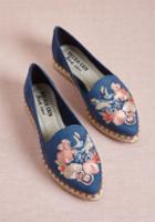 Chelseacrew Chelsea Crew Deemed Dreamy Embroidered Flat In 38