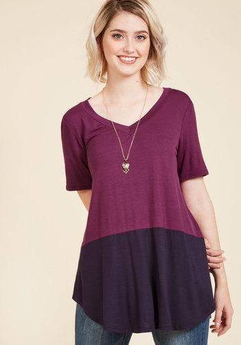  Like A Daydream Tunic In Magenta In Xs