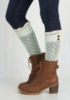 Anaaccessoriesinc Overheard In Williamsburg Boot Cuffs In Mint