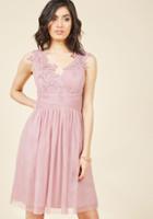 Modcloth Adrift On Elegance A-line Dress In Lilac In M
