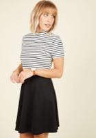 All The More Parisian Striped Dress In L