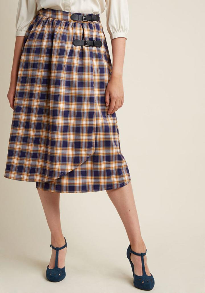 Alicespig Scholar Number Ten Midi Skirt In 4