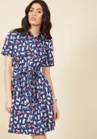  Pup The Question Shirt Dress In M