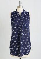 Xtaren Tweet-er Than Candy Top In Navy