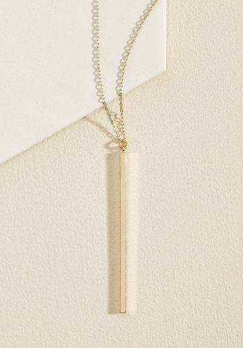  Key To Simplicity Necklace In Gold