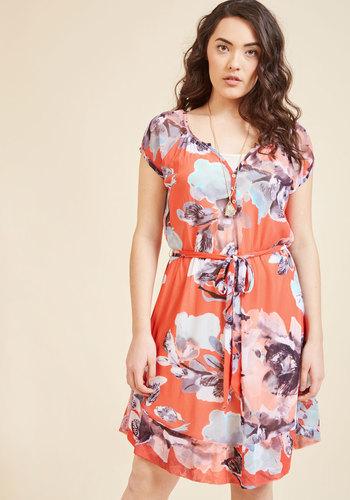  Charming Connections Floral Dress In Xs