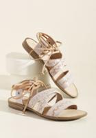 Latigo Topstitch Bliss Leather Sandal In 7