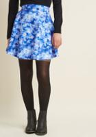 Retrolicious Playful Feeling Cotton Skater Skirt In Catmosphere In S