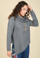  Straight A-symmetry Student Sweater In Grey In S