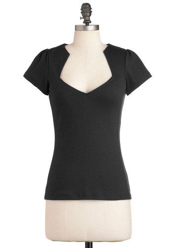 Rocksteadysteadyclothingin Ooh La La Lady Top In Black