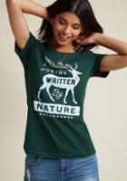 Modcloth Words Of The Wind Graphic T-shirt In M