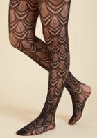 Modcloth Fan The Fame Tights In Black