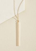 Modcloth Key To Simplicity Necklace In Gold