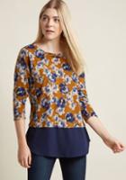 Modcloth Ready And Agreeable Knit Top In Xl
