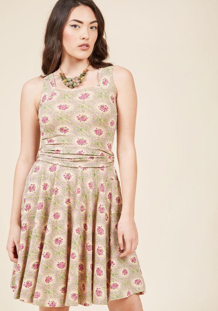 Effiesheart Guest Of Honor A-line Dress In Heirloom Flowers