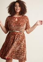 Modcloth Present The Event Velvet Dress In Amber In S