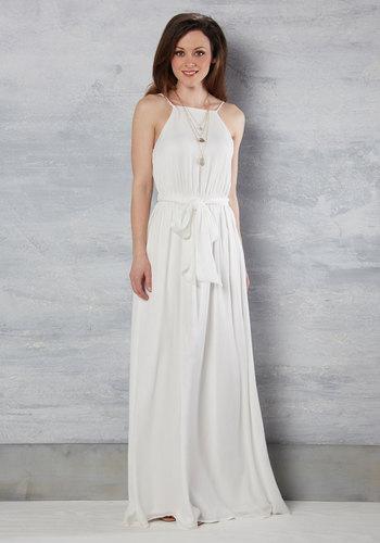  Beyond Blissful Maxi Dress In White In S
