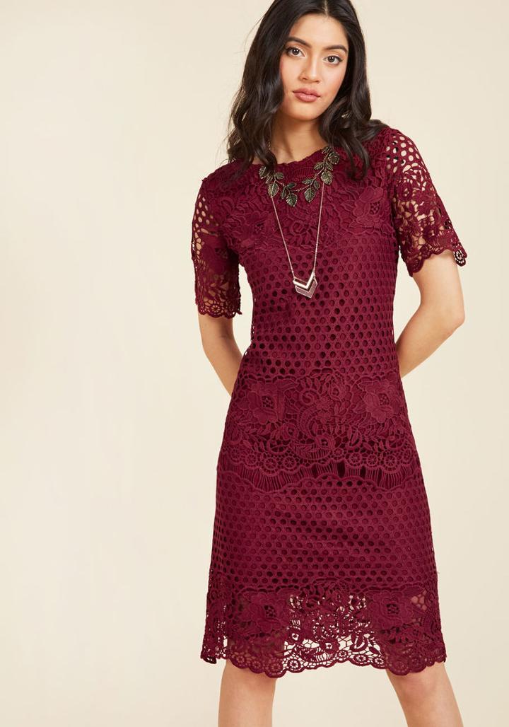 Modcloth Glorious Gorgeousness Shift Dress