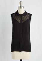  Winsome In The Willows Sleeveless Top In Black In 2x