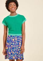  Ready To Retro Pullover In Jade In 2x