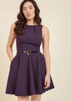  Luck Be A Lady A-line Dress In Violet In 8 (uk)