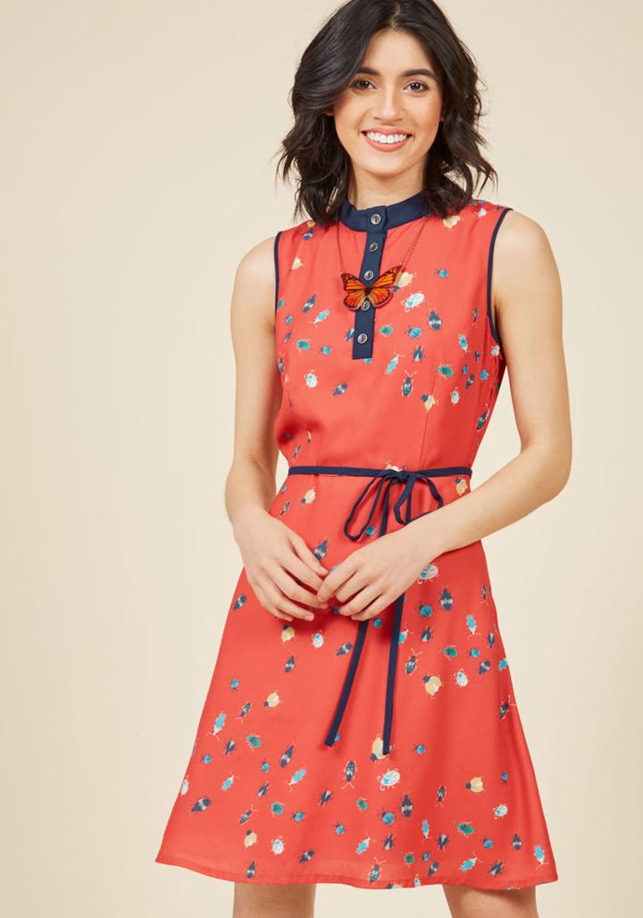  Field Questions A-line Dress In Xl