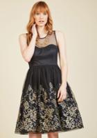  Moments Of Magnificence Fit And Flare Dress In Xxs