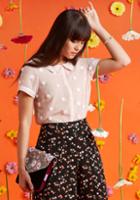 Modcloth Let's Do Lovely Button-up Top In Puff In S