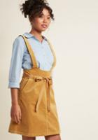 Modcloth A-line Corduroy Jumper With Pockets In 4x