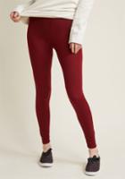 Modcloth Laid-back Lounging Leggings In Wine In 3x