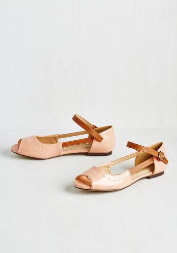 Elegantfootwear Show Em Who's Gloss Flat In Petal