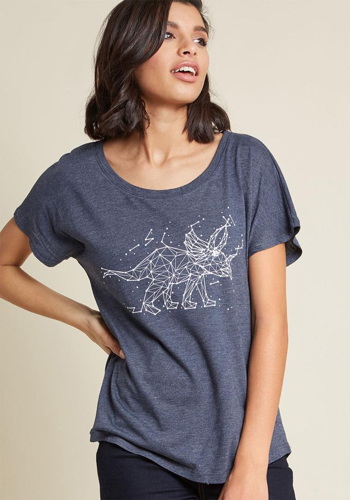 Modcloth Critter Constellation Graphic Tee In L