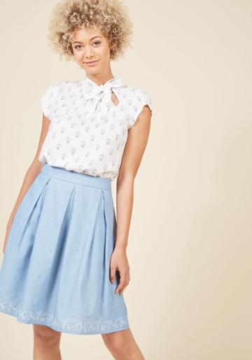 Modcloth Up, Up, And Amaze Top In Balloons