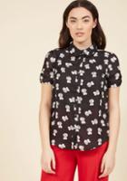  Migrate-est Inspiration Button-up Top In Bumblebees In Xl