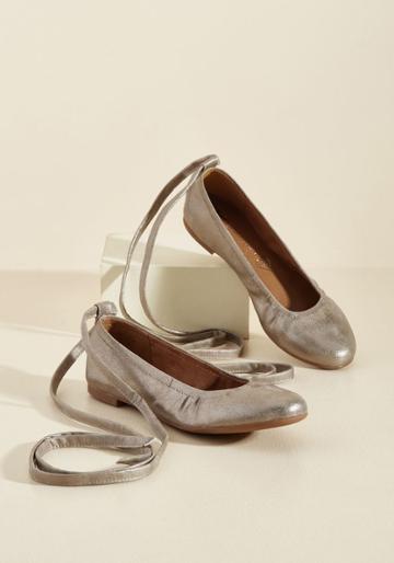 Bcfootwear It's Tie To Go Vegan Flat In Pewter
