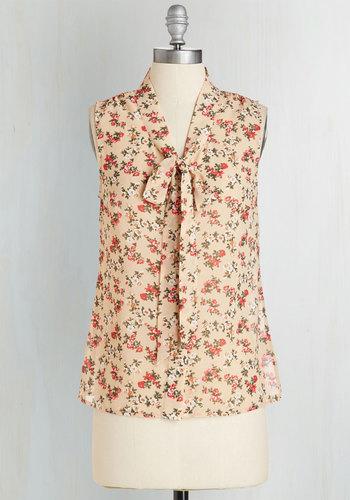 Glowfashionltd Flitting Pretty Top In Latte