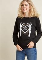 Modcloth Passionate Proclamation Pullover In M