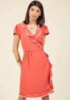  Daytime Dapper Wrap Dress In Carnation In 2x