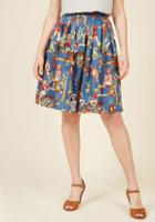 Modcloth Haute On The Range A-line Skirt In 2x