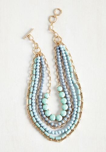  Yes You Glam Necklace In Sky
