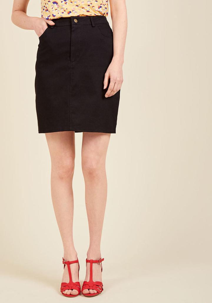  Ready And Rarin' Mini Skirt In Black In Xxs