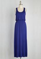  Breezy Night Stroll Maxi Dress In Blue In S